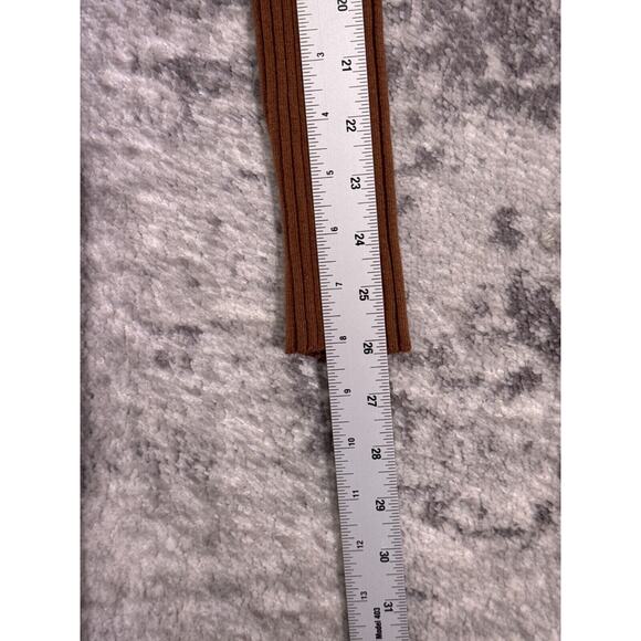 New Anine Bing Dress Medium Womens Victoria Turtleneck Shoulder Cut Out Midi - Picture 5 of 9